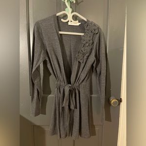 Decorative Grey Cardigan